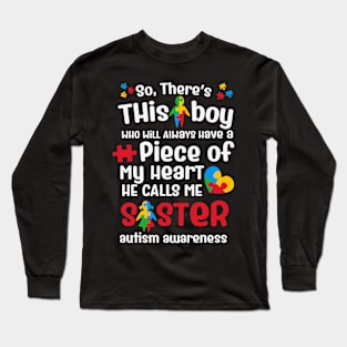 Autism Awareness Gift for Birthday, Mother's Day, Thanksgiving, Christmas Long Sleeve T-Shirt